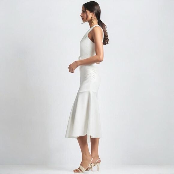 NWT Sachin + Babi Naomi Halter Sheath Midi
Dress in Ivory Coast-B7 - Picture 2 of 4